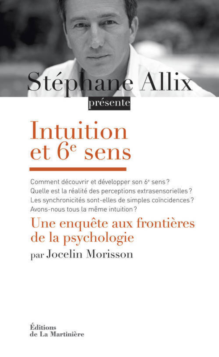 Intuition et 6e sens - Jocelin Morisson - MARTINIERE BL