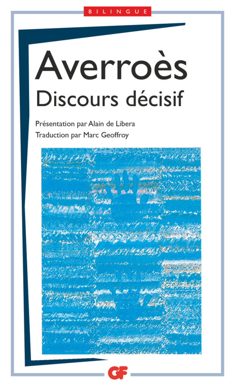 Discours décisif -  Averroès - FLAMMARION