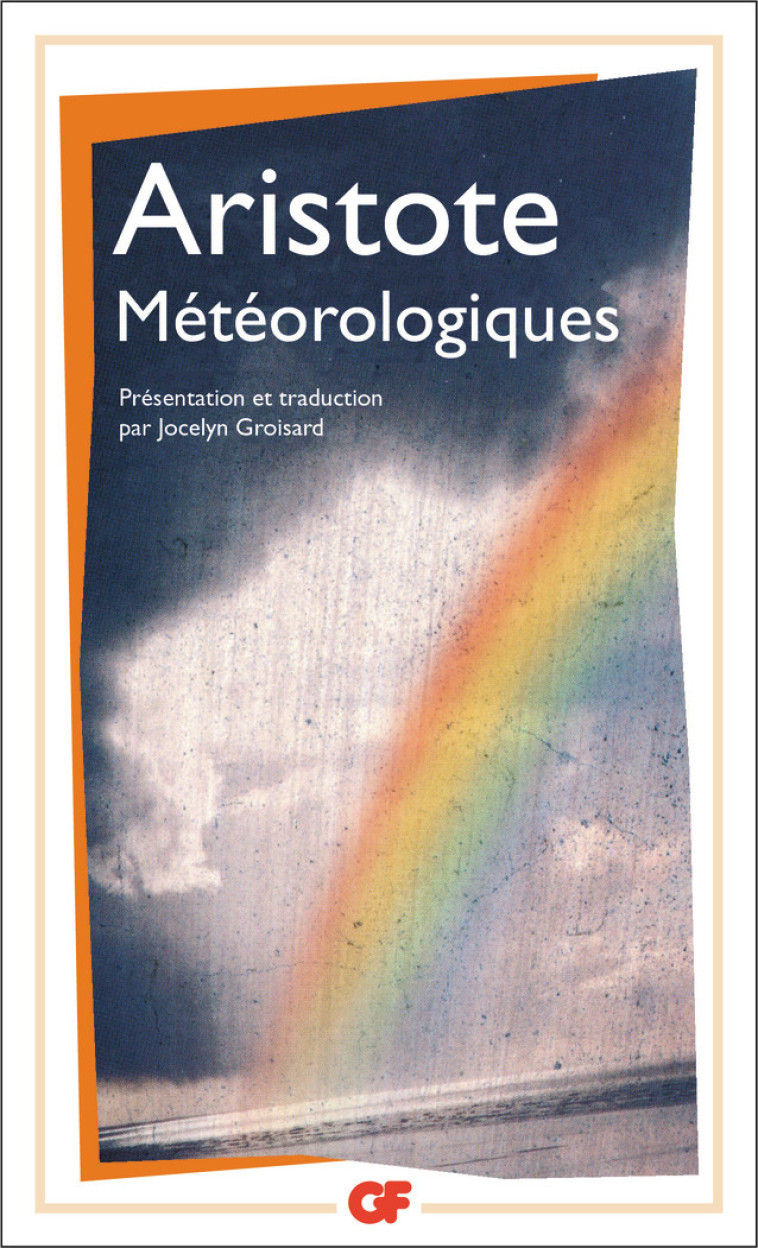 Météorologiques -  Aristote - FLAMMARION