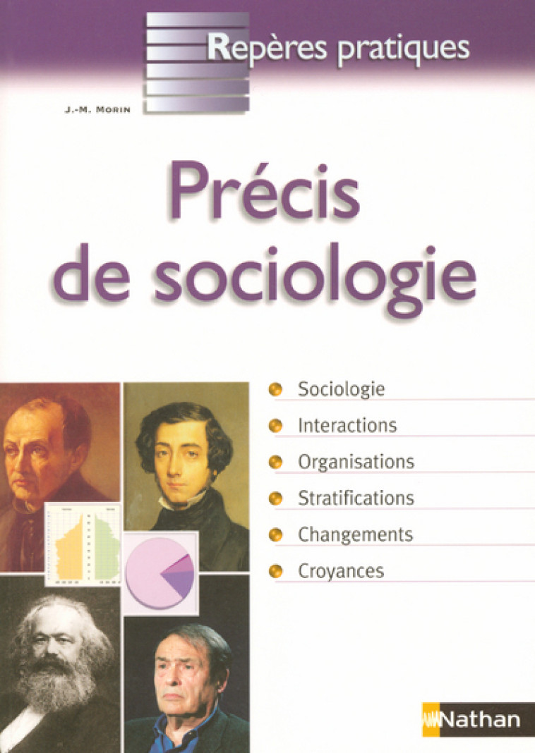 PRECIS DE SOCIOLOGIE - REPERES PRATIQUES N43 - Jean-Michel Morin - NATHAN