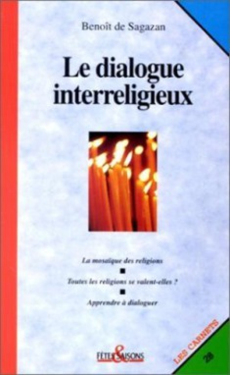 LE DIALOGUE INTERRELIGIEUX - Benoît de Sagazan - CERF