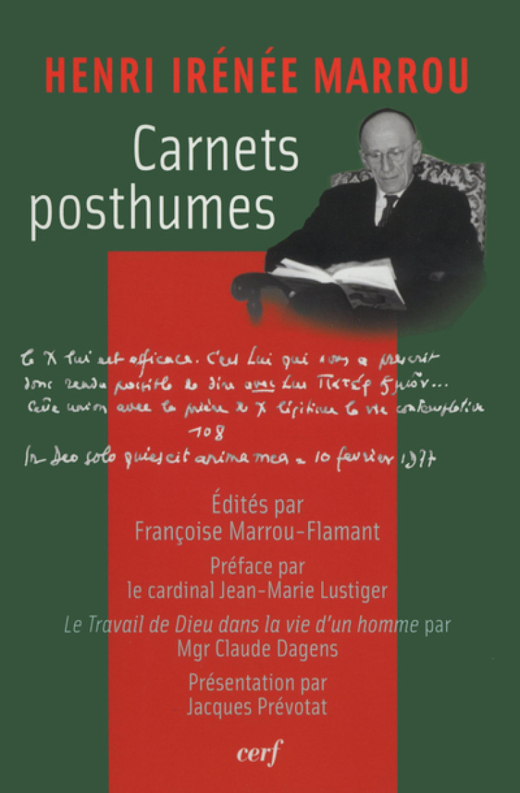 Carnets posthumes - Henri-Irénée Marrou - CERF