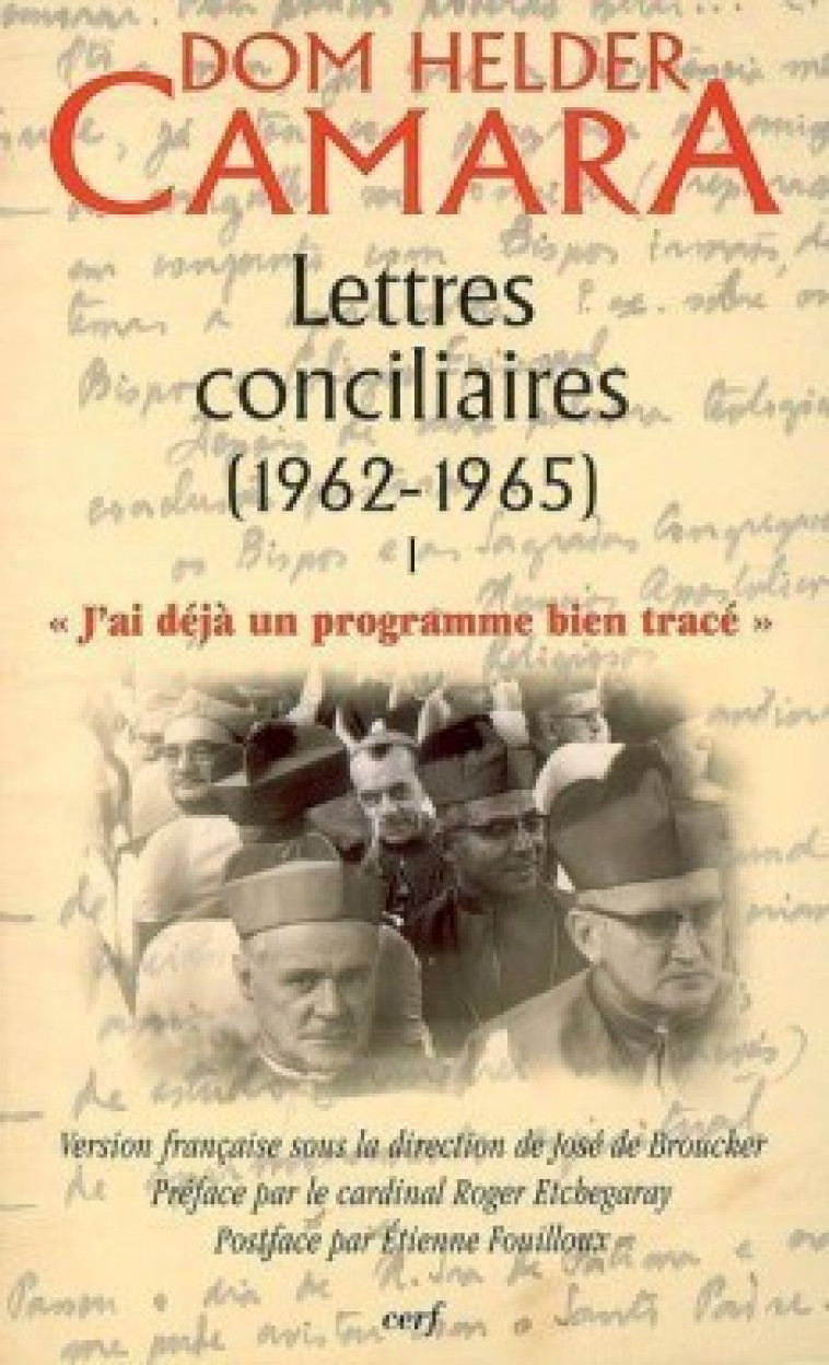 Lettres conciliaires I & II - Hélder Câmara - CERF