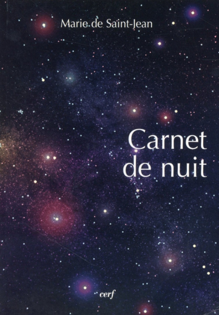 CARNET DE NUIT -  Marie de Saint-Jean - CERF