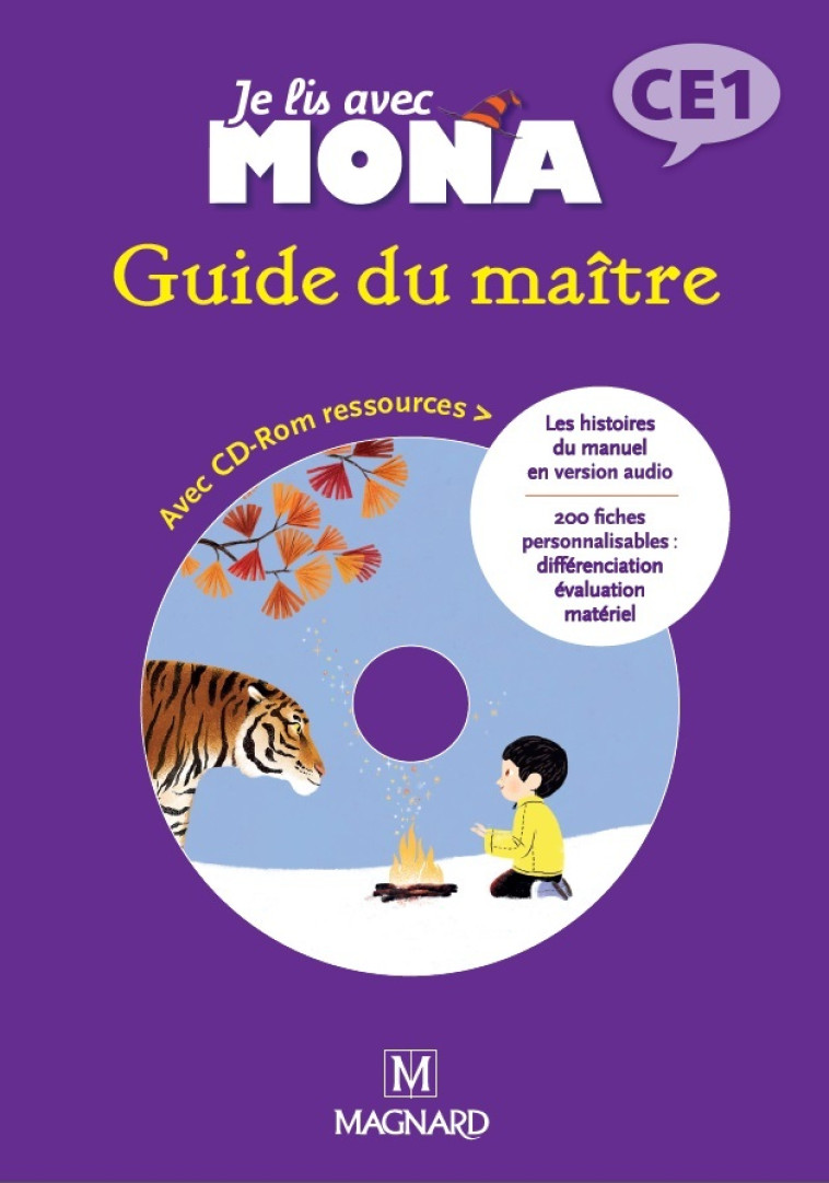 Je lis avec Mona CE1 (2015) - Guide du maître avec CD-Rom - Michèle Charbonnier - MAGNARD