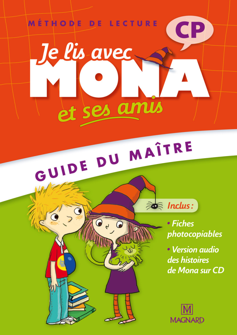 Je lis avec Mona et ses amis CP (2012) - Guide du maître avec CD audio - Michèle Charbonnier - MAGNARD