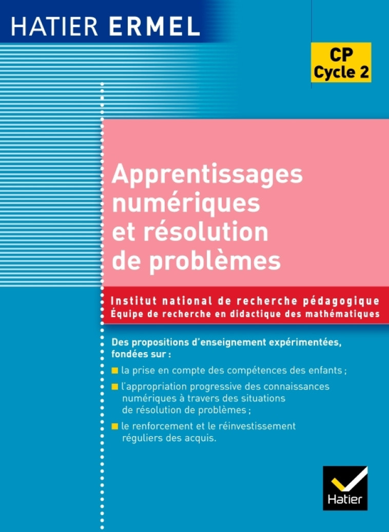 Ermel - Apprentissages numériques et résolution de problèmes CP Ed. 2005 -   - HATIER