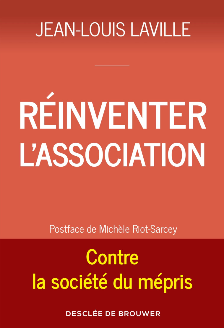 Réinventer l'association - Jean-Louis Laville - DDB