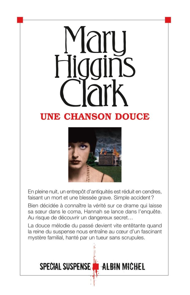 Une chanson douce - Mary Higgins Clark - ALBIN MICHEL