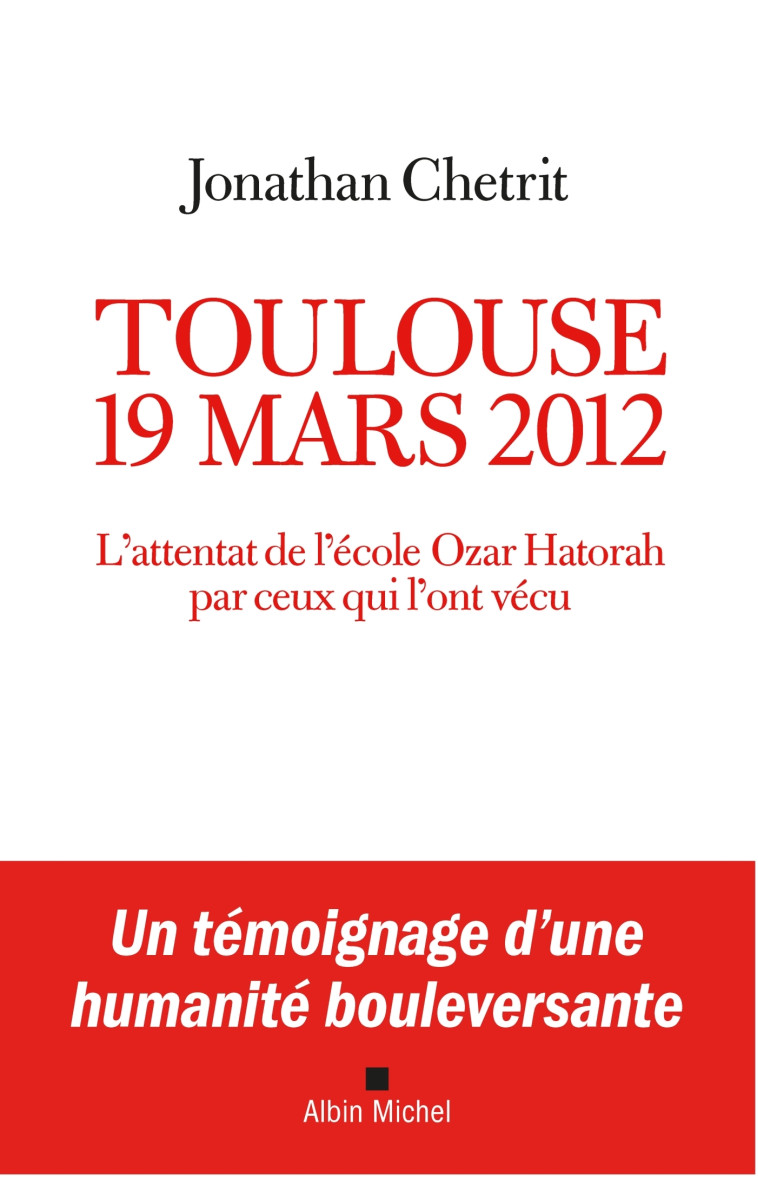 Toulouse 19 mars 2012 - Jonathan Chetrit - ALBIN MICHEL