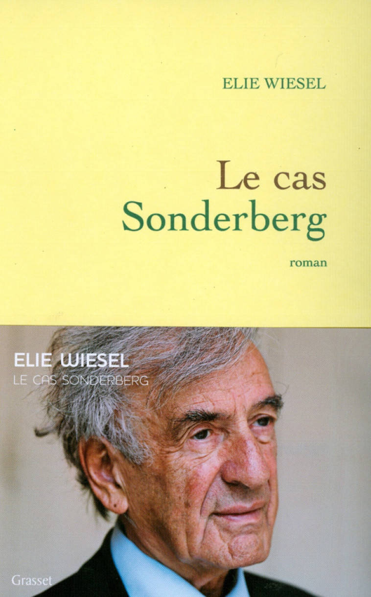 Le cas Sonderberg - Elie Wiesel - GRASSET