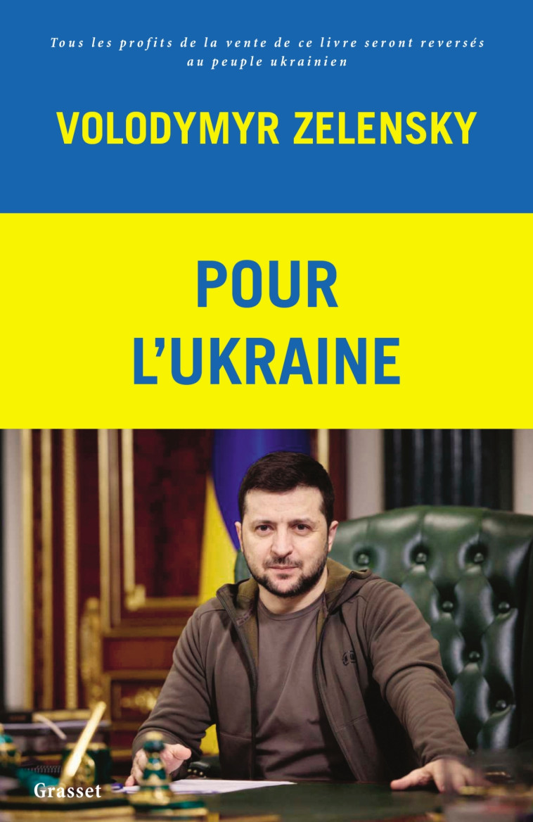 Pour l'Ukraine - Volodymyr Zelensky - GRASSET