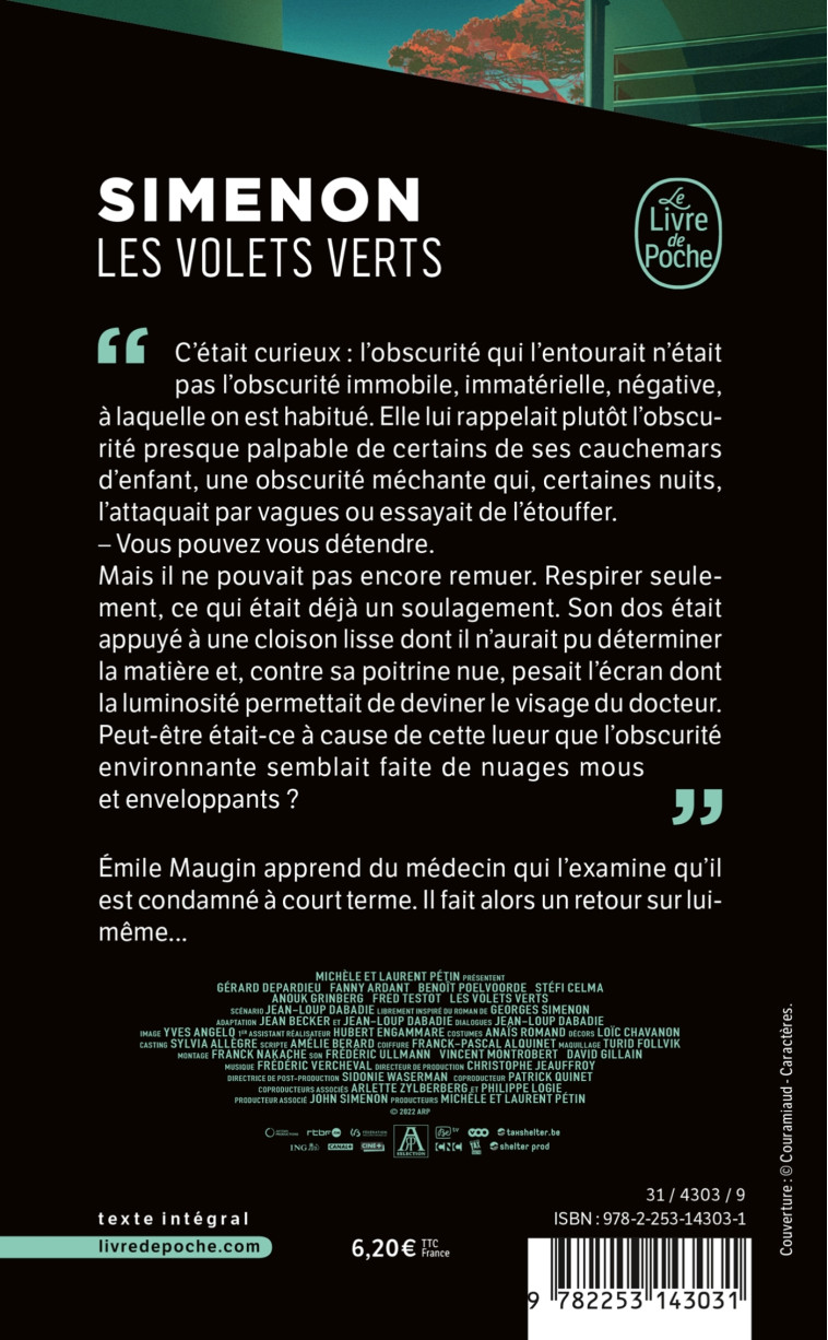 Les Volets verts - Georges Simenon - LGF