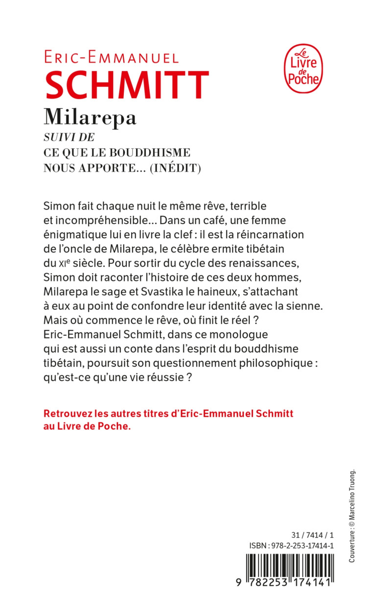 Milarepa - Éric-Emmanuel Schmitt - LGF