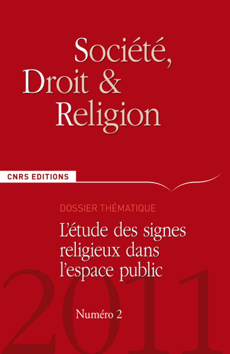 Société, droit et religion n°2 - Thierry Rambaud - CNRS EDITIONS