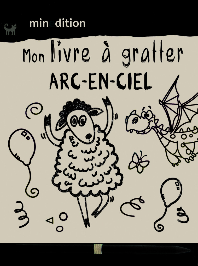 MON LIVRE A GRATTER ARC EN CIEL -  WILDERICH-LANG - MINEDITION