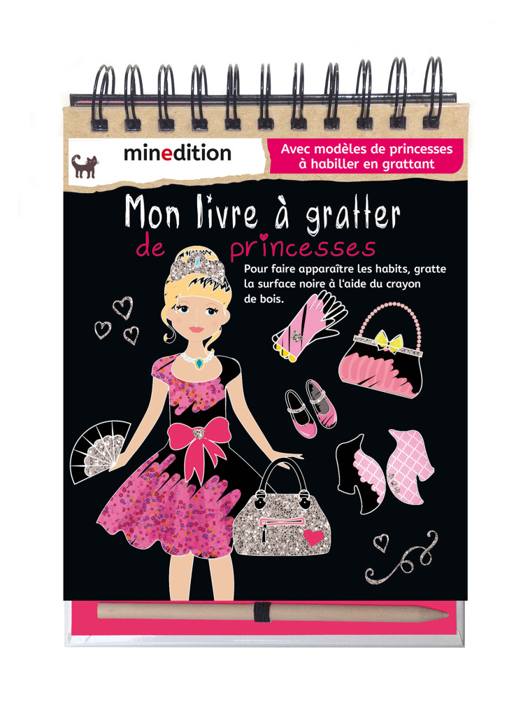 MON LIVRE A GRATTER DES PRINCESSES - Eva Schindler - MINEDITION