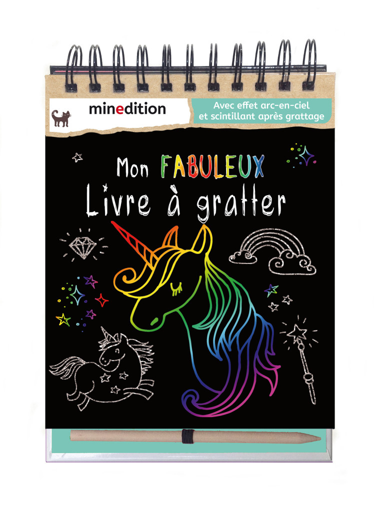 mon fabuleux livre a gratter -  Schindler eva - MINEDITION