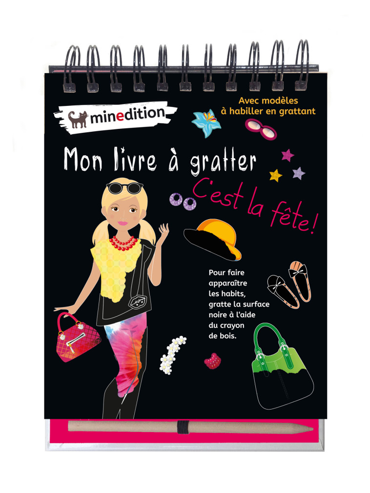 Mon livre à gratter - C'est la fête! -  Schindler eva - MINEDITION