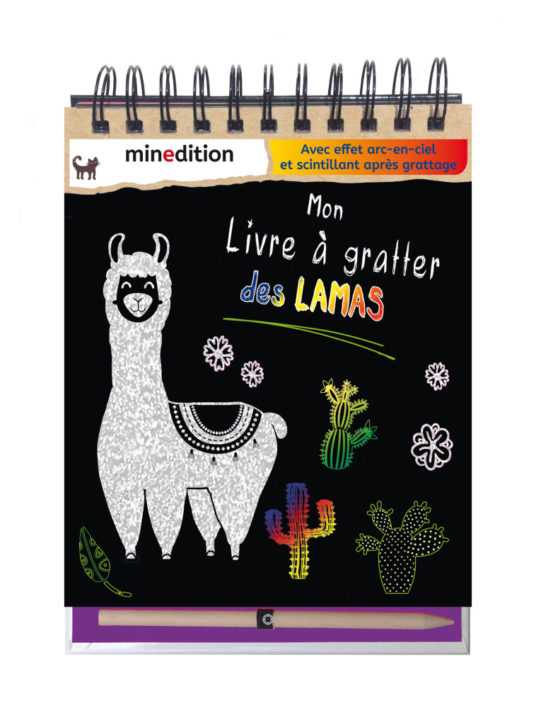 Mon livre à gratter des lamas - Maike DUDDEK - MINEDITION