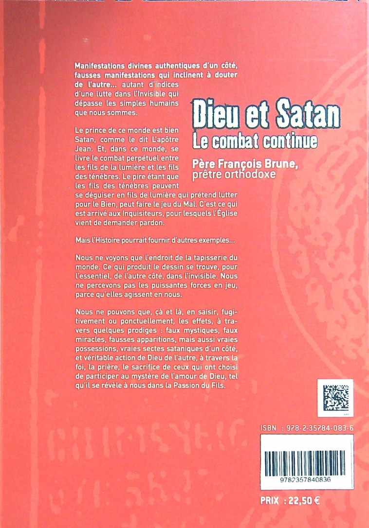 Dieu et Satan - Le combat continue - François Brune - JMG