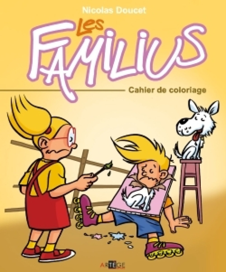 Coloriage - Les familius - Nicolas Doucet - ARTEGE JEUNESSE