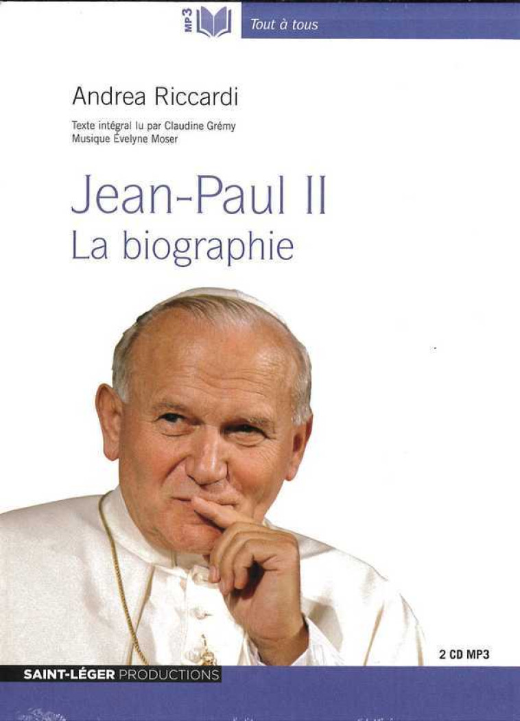 Jean-paul ii la biographie - Andrea Riccardi - SAINT LEGER