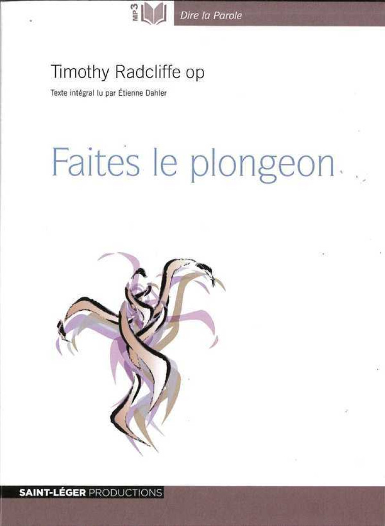 Faites le plongeon - Audiolivre MP3 - RADCLIFFE OP TIMOTHY - ST LEGER PROD