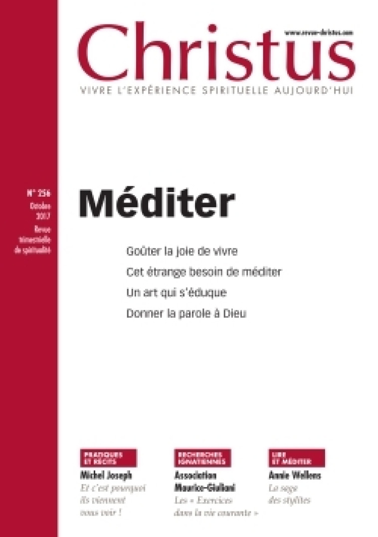 Christus Octobre 2017 - N° 256 - XXX - SER