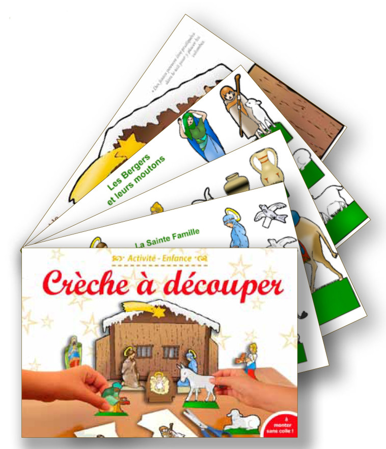 Crèche à découper -  Judie  - SAINT JUDE