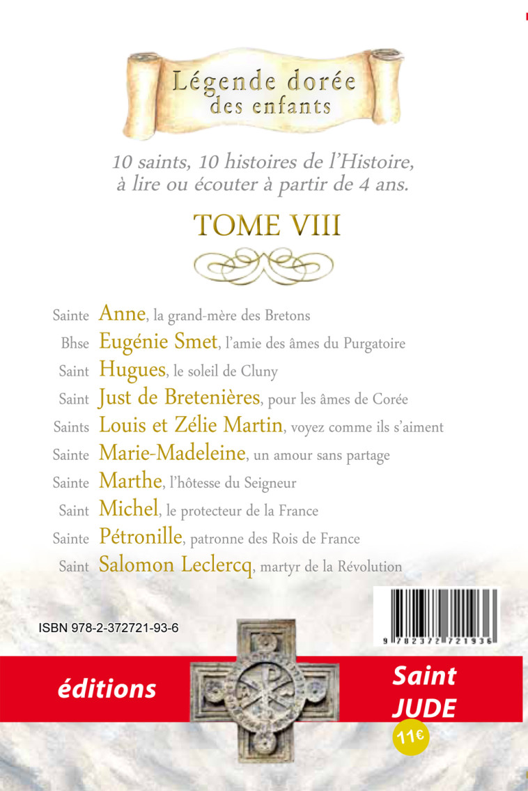 Saints de France tome 8 - Mauricette VIAL-ANDRU - SAINT JUDE