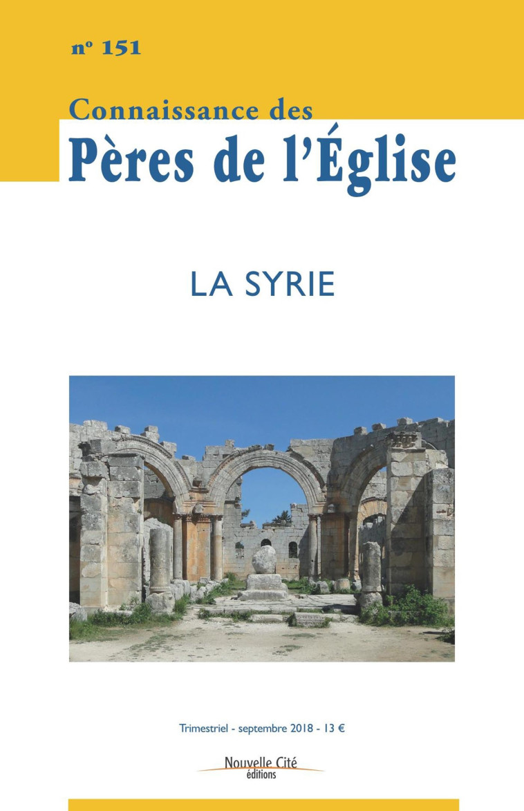 Connaissance des Pères de l'Église n°151 -   - NOUVELLE CITE