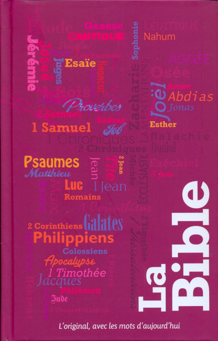 Bible Segond 21 compacte : couverture semi-rigide illustrée typo - SEGOND 21 - BIBLIQUE GENEVE