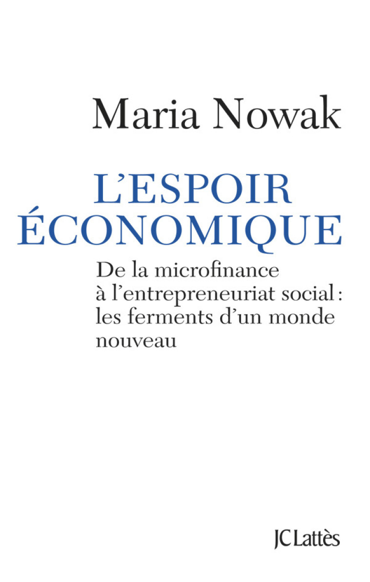 L'espoir économique - Maria Nowak - LATTES