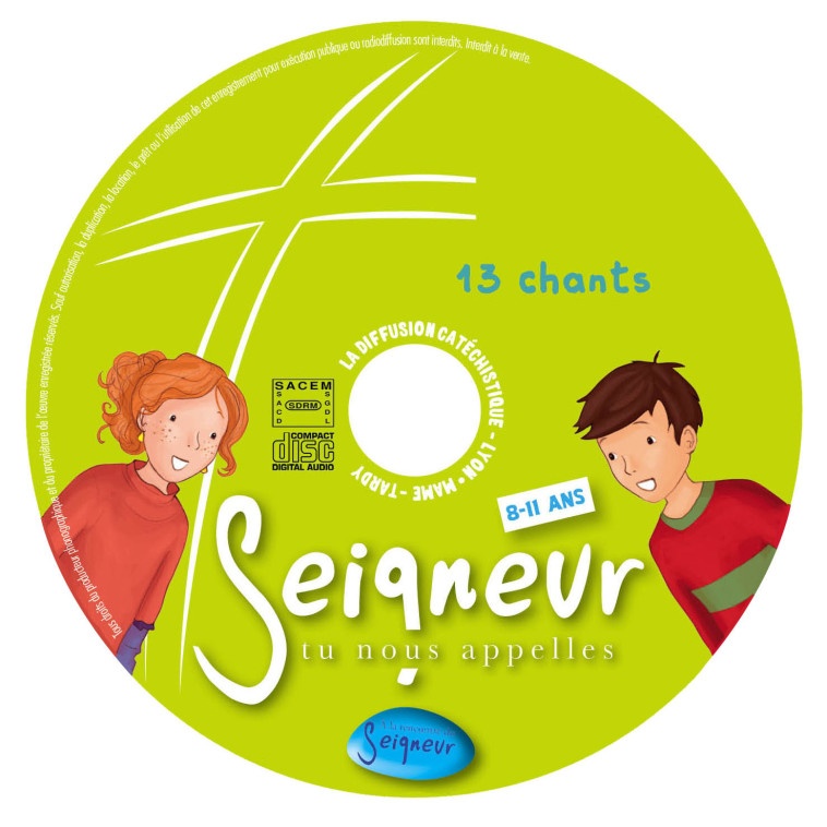 8-11 ans - Compilation 13 chants (CD enfant) -  Collectif - MAME