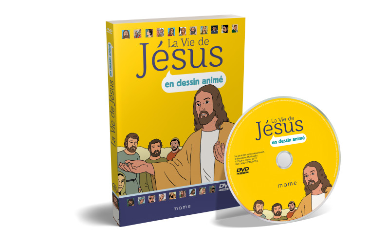 La vie de Jésus en dessin animé - DVD -  BARCELONA MULTIMEDIA - MAME