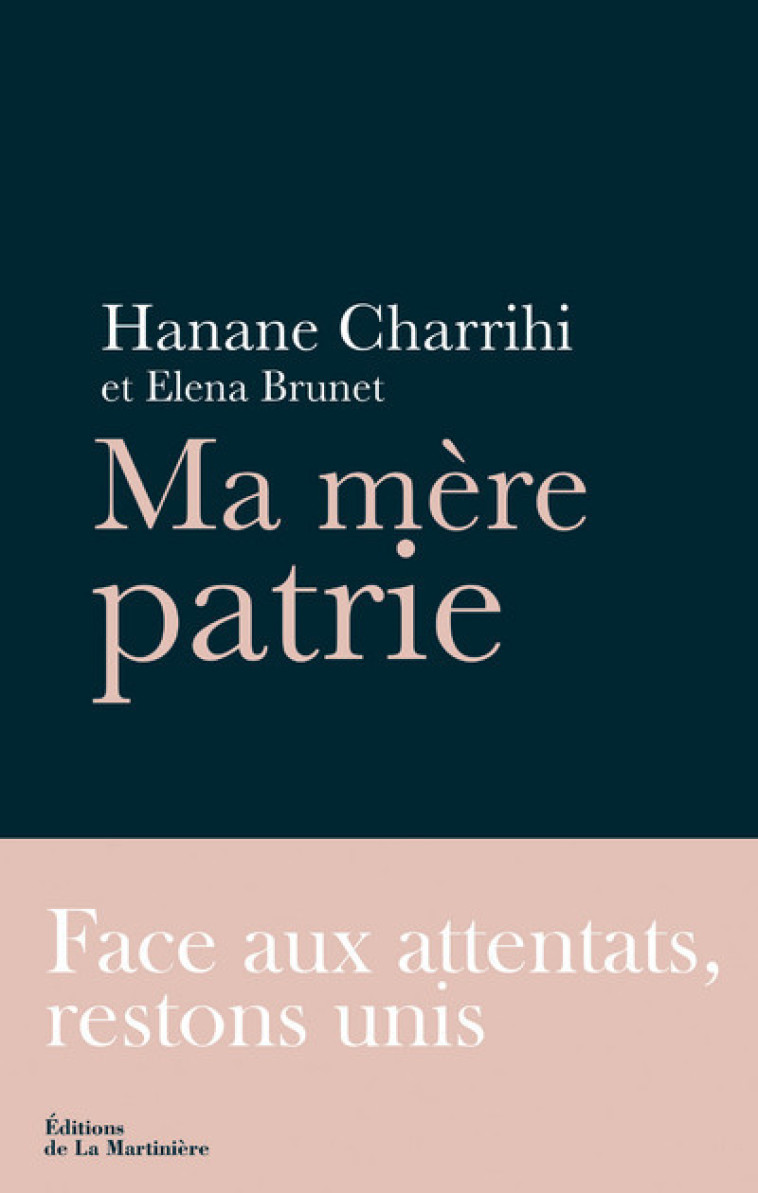 Ma mère patrie - Hanane Charrihi - MARTINIERE BL