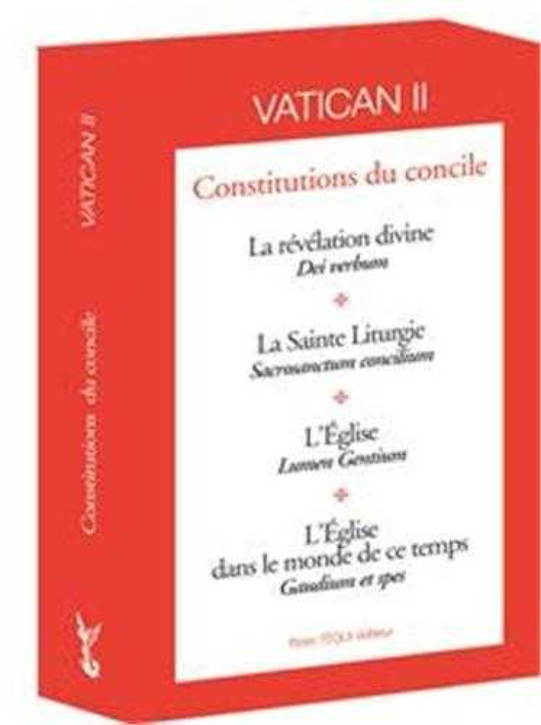 Coffret constitutions du concile Vatican II -  Collectif - TEQUI