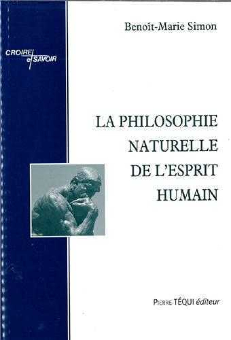 La philosophie naturelle de l'esprit humain - Bruno-Marie SIMON - TEQUI