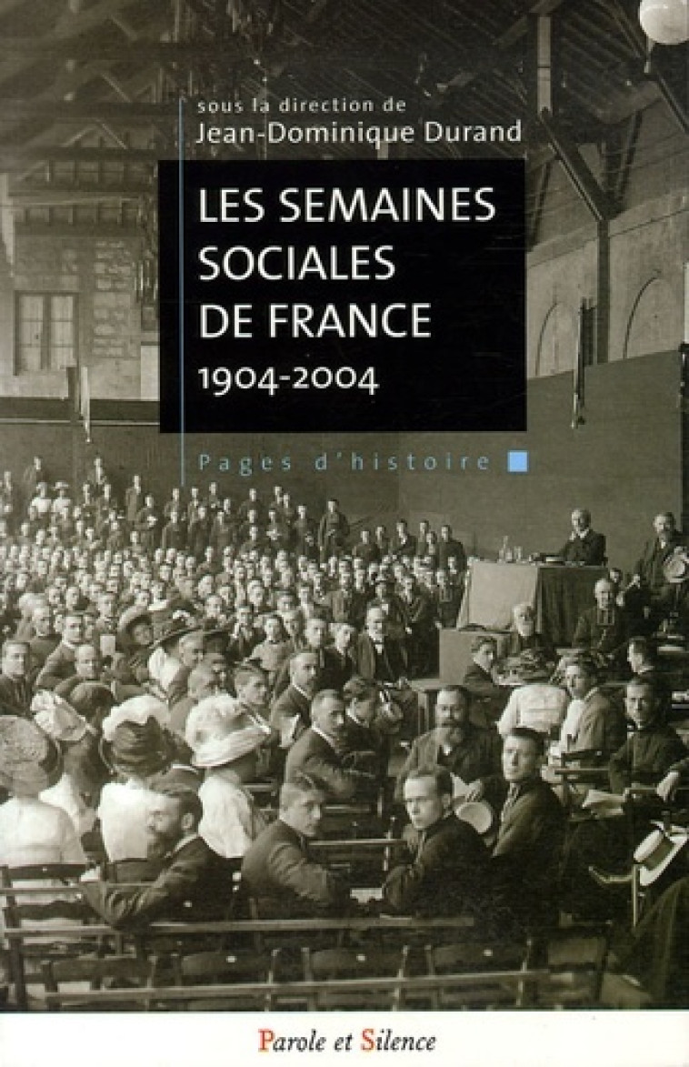 semaines sociales de france -  Durand jd - PAROLE SILENCE