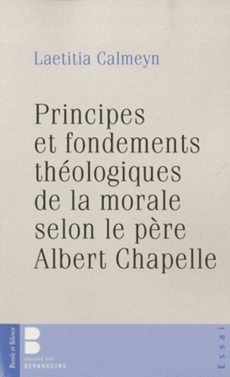 essai sur les principes et fondements -  Calmeyn laetitia - PAROLE SILENCE