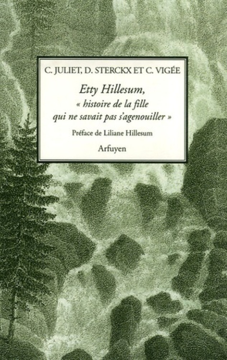 ETTY HILLESUM HISTOIRE DE LA FILLE - D VIGNE STERCKX - ARFUYEN