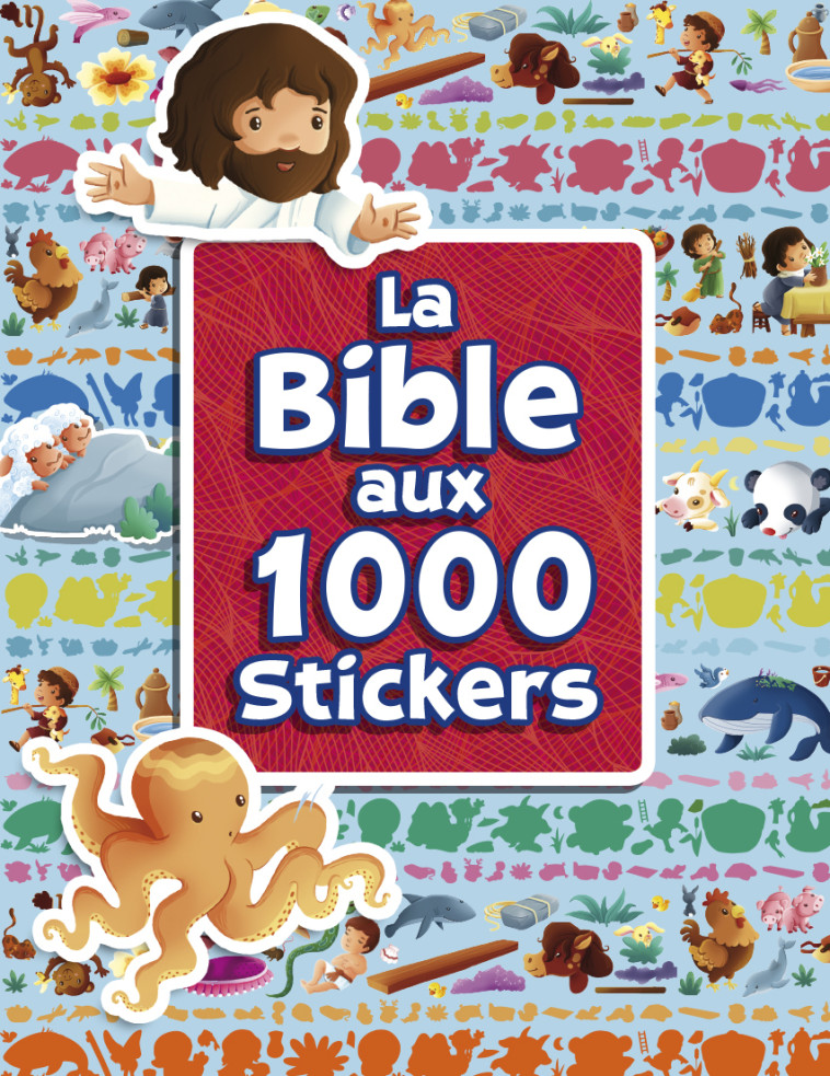 La Bible aux 1000 stickers -  Sherry Brown et Sandrine Lamour - LECTURE BIBLE F