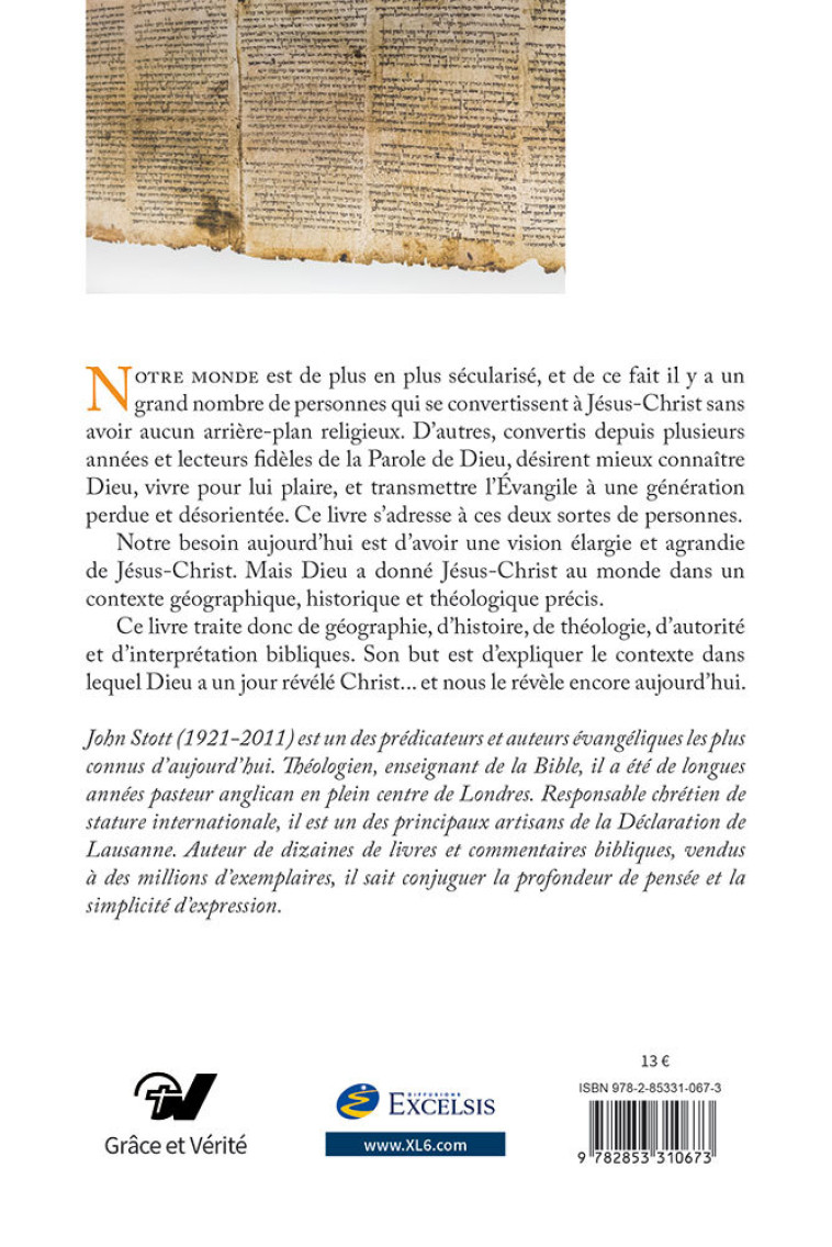 Comprendre la Bible - John Stott - GRACE ET VERITE