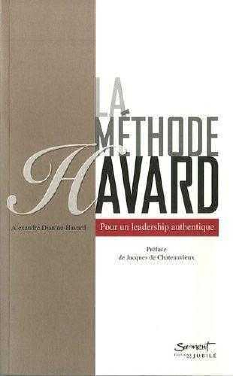 La méthode Havard - Alexandre HAVARD - JUBILE