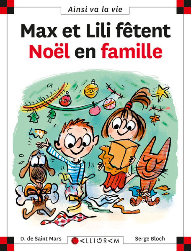 Max et Lili fêtent Noël en famille - DOMINIQUE SAINT MARS (DE) - CALLIGRAM