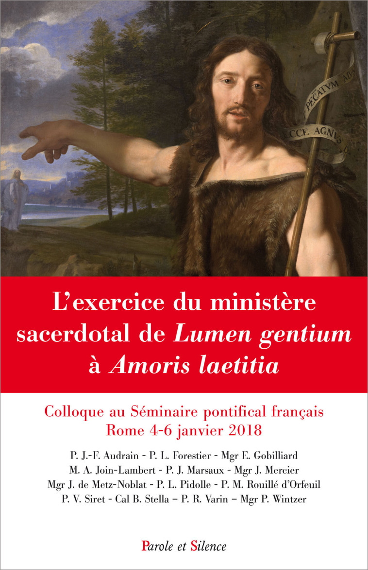 L'exercice du ministère sacerdotal de Lumen gentium à Amoris laetitia -  Seminaire Français de Rome - PAROLE SILENCE