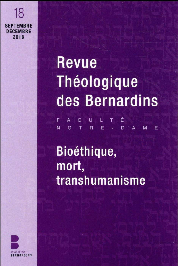 Revue théologique des bernardins n18 -  Collège des Bernardins - PAROLE SILENCE