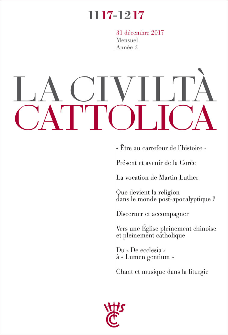 Civiltà Cattolica Novembre-Décembre 2017 - Antonio Spadaro, sj - PAROLE SILENCE