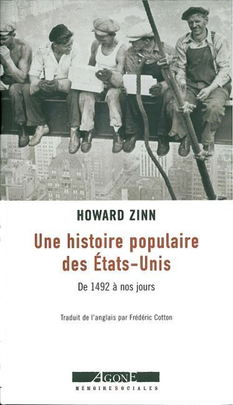 Une histoire populaire des États-Unis - Howard Zinn - AGONE